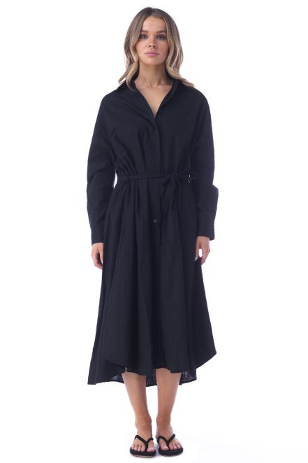 JORIS BELTED SHIRT DRESS