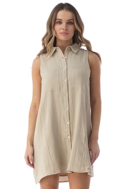 HUGO SLEEVELESS A LINE DRESS